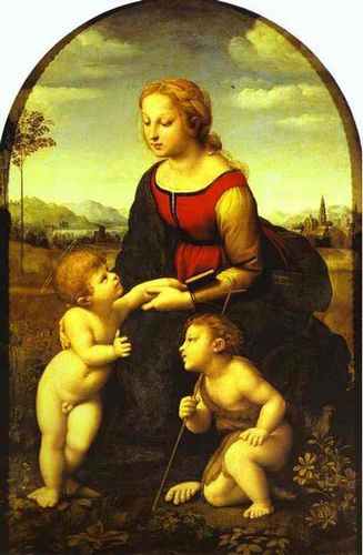 FIG. 41.—RAPHAEL. LA BELLE JARDINIÈRE. LOUVRE.