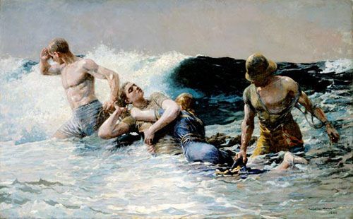 FIG. 107.—WINSLOW HOMER. UNDERTOW.