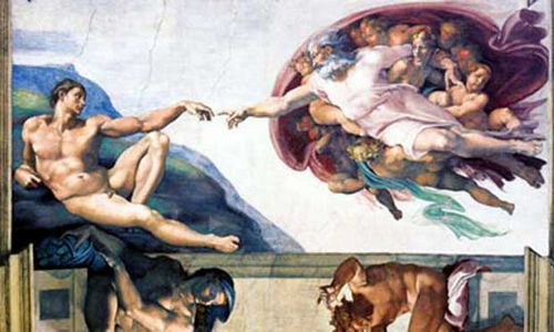 THE CREATION OF MAN. Sistine Chapel, Rome. THE CREATION OF MAN. Sistine Chapel, Rome.