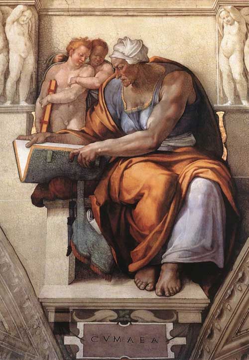 THE CUMAEAN SIBYL. Sistine Chapel, Rome. THE CUMAEAN SIBYL. Sistine Chapel, Rome.