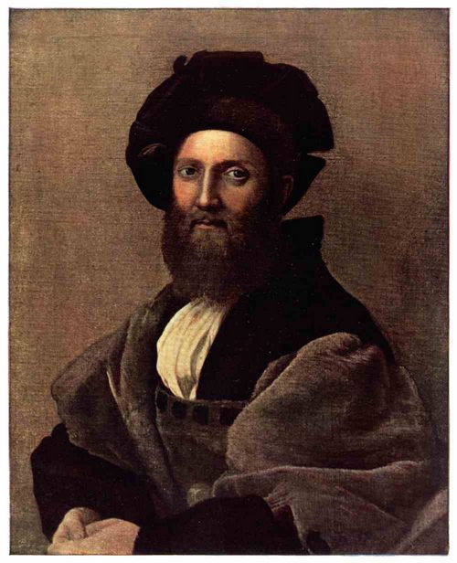 PLATE IX.—RAPHAEL PORTRAIT OF BALDASSARE CASTIGLIONE Louvre, Paris