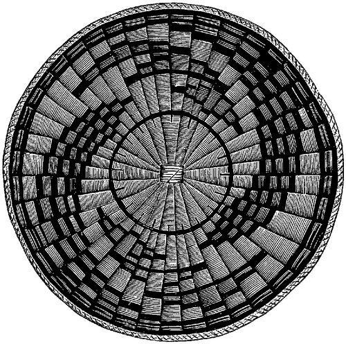 Fig. 328. Tray of interlaced style of weaving