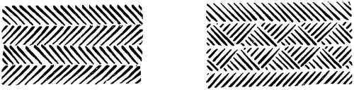 Fig. 352. Herring bone and checker figures